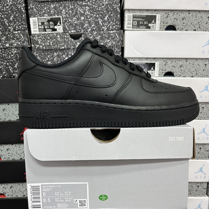 【GX Batch】Air Force 1 Low 07 空军一号低帮经典板鞋 纯黑 DD8959-001/CW2288-001 36-47.5