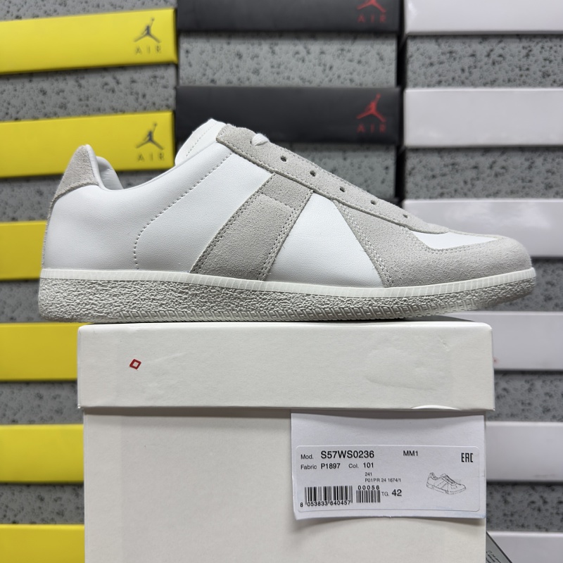 【LJ Batch】 Maison Margiela Calfskin Replica36-45 101 白灰
