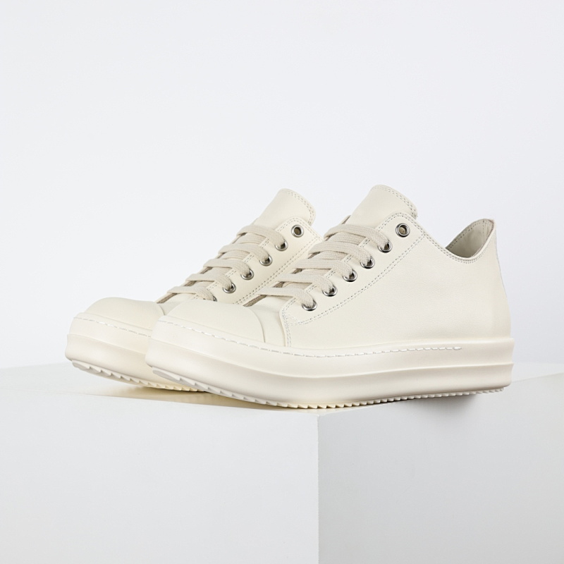 【GZ batch】RO / Rick Owens 瑞克·欧文斯 RO西瓜头低帮全白 SISE 36-46