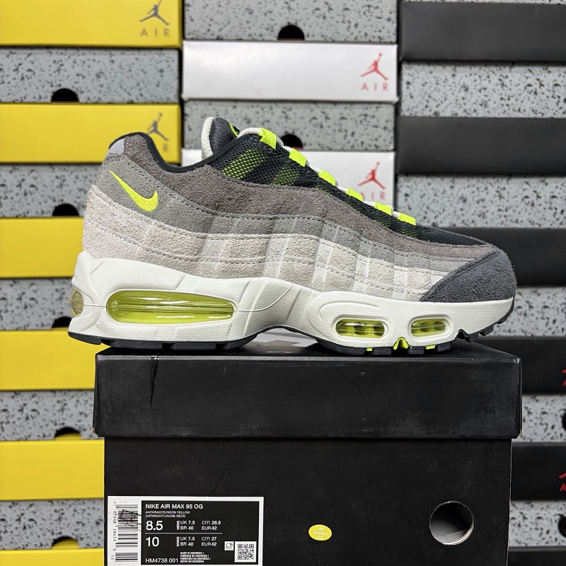【GX】 Air Max 95 40-48.5 反转黑灰 HM4738-001灰绿