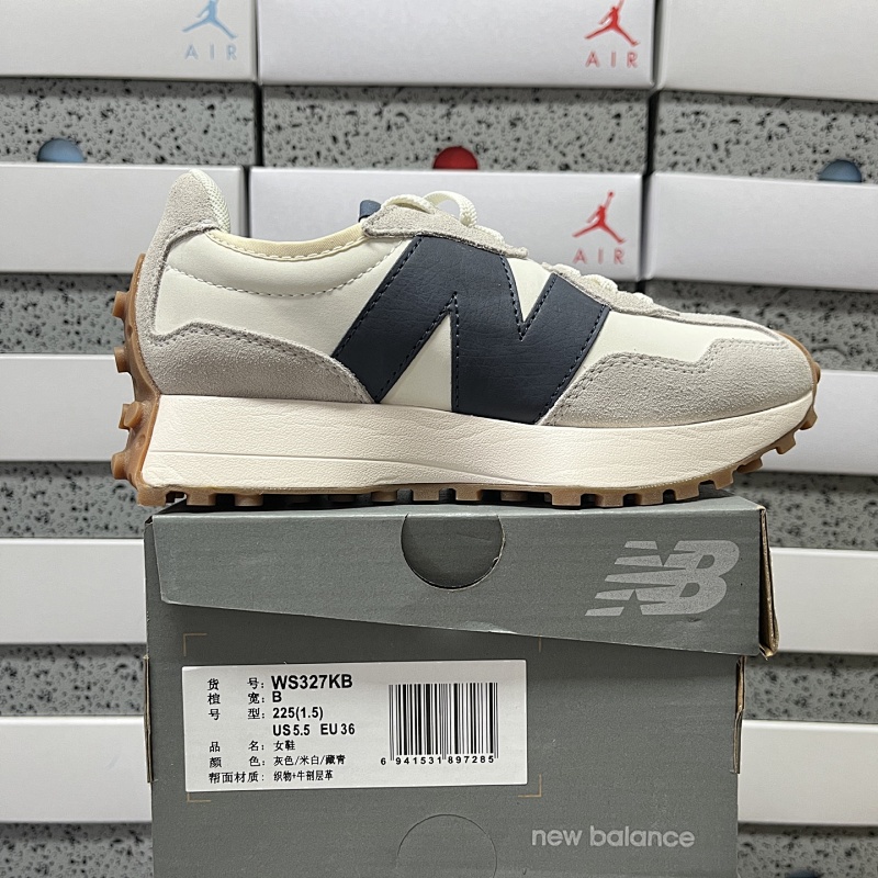 【M Batch】 NB327 36-45 327白灰蓝"WS327KB"