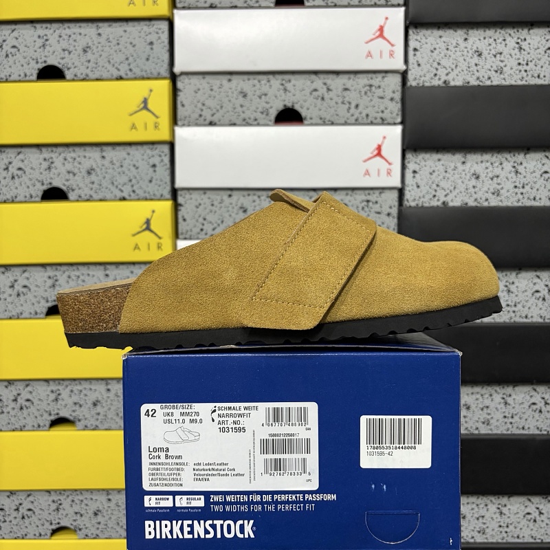 【东莞G版】博肯Birkenstock Naples Wrapped穆勒系列（35-45）loma棕色