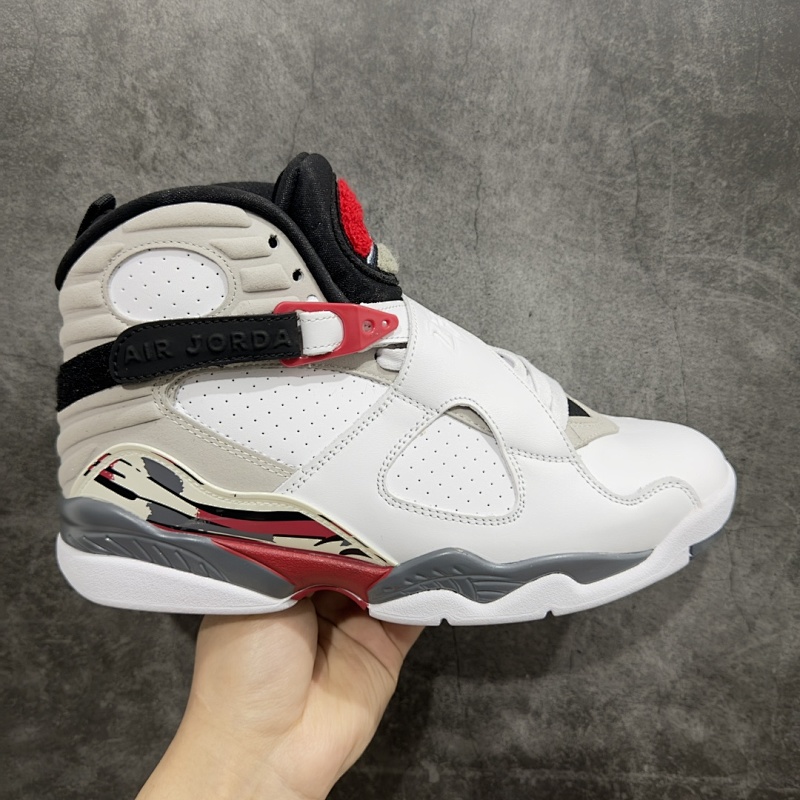 【WM Batch】 Air Jordan 8 【40-47.5】ETRO 兔八哥 白灰红 原色 305381-103