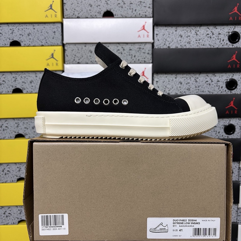 【GZ batch】RO / Rick Owens 瑞克·欧文斯（36-46）包头机能 帆布黑