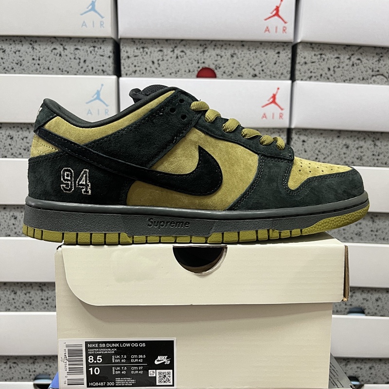 【TOP/S2 】NK SB DUNK HQ8487-300黑黄