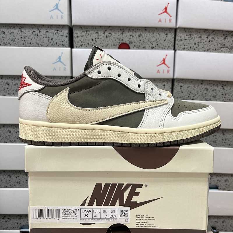 PK4.0 Travis Scott x Air Jordan AJ1 Low OG SP TS联名 DM7866-162