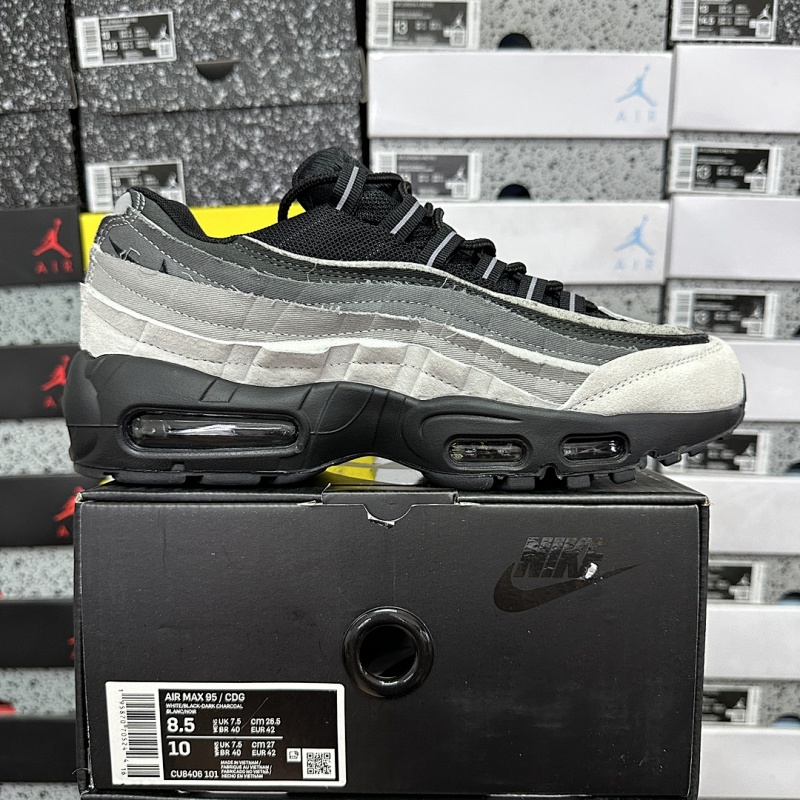 【SS Batch】COMME DES GARCONS x Air Max 95【36-47.5】黑灰CU8408-101