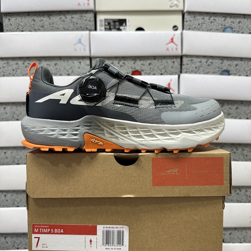 【EG版】Altra TIMP 5 BOA 36-46 GRAY/ORANGE 灰橙