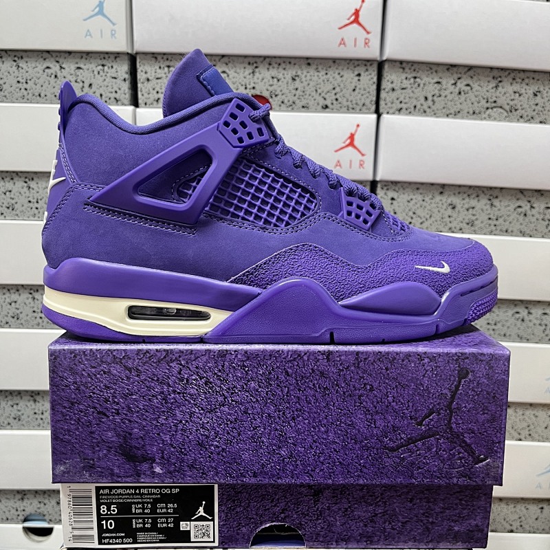 【GX Batch 】Air Jordan AJ4 40-50 紫色 HF4340-500