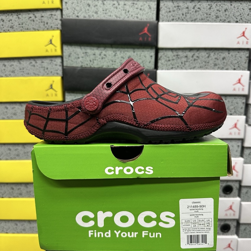【H Batch】Crocs M3-M11 红黑 蜘蛛侠