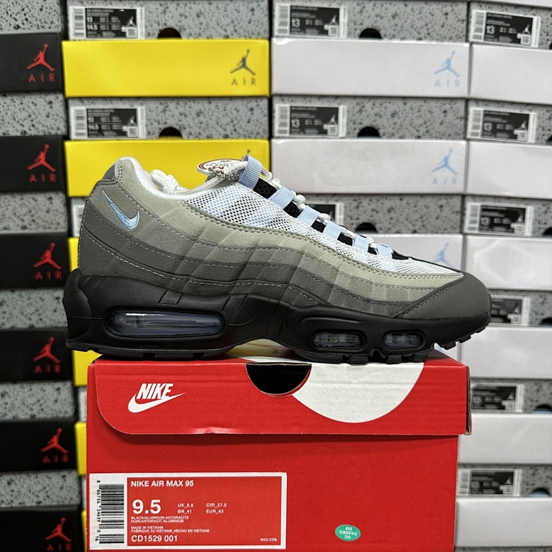 【SS Batch】Air Max 95 36-47.5 灰白浅蓝CD1529-001
