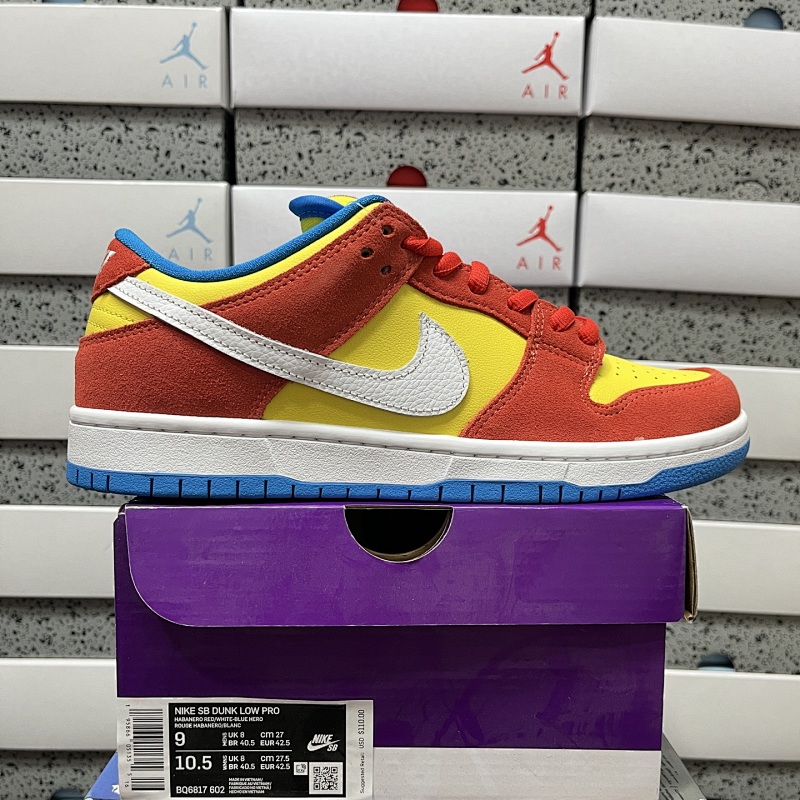 【TOP/S2 】DUNK 辛普森 BQ6817-602 36-47.5