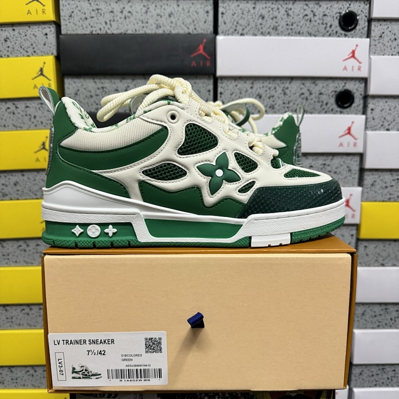 【D1版】Trail Sneaker Low SK8 36-46 SK8 白绿