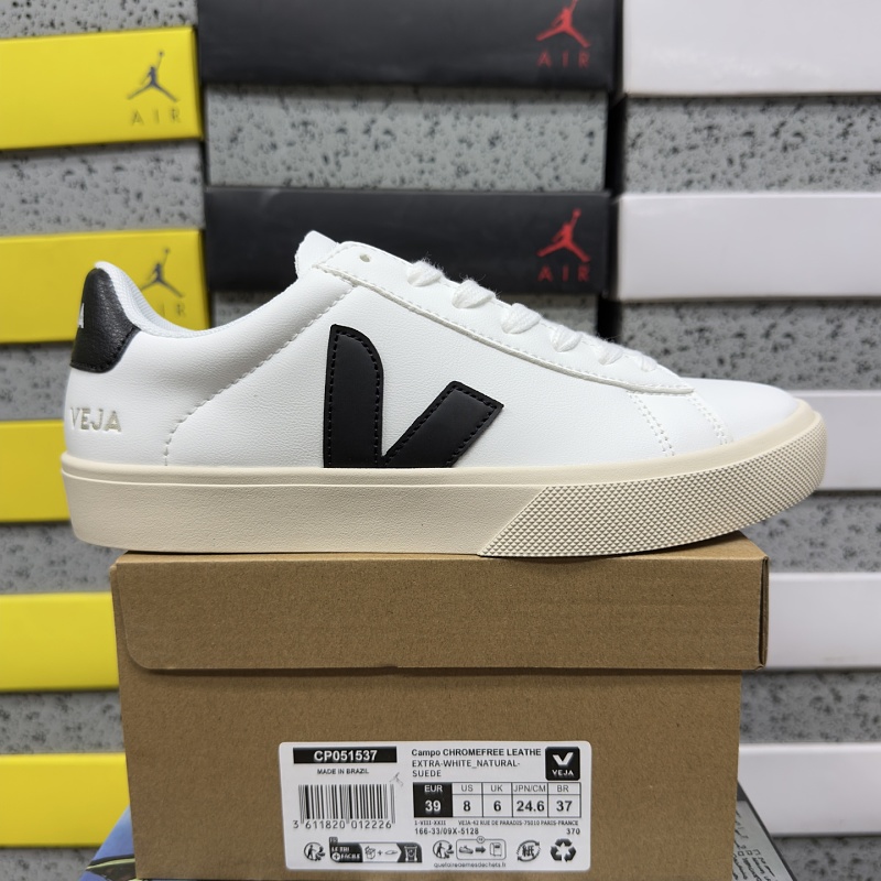 【TZ Batch】VEJA Leather Extra Sneakers 36-45 白黑 CP051537