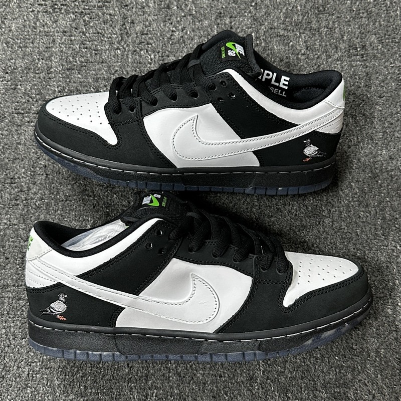 【M Batch 】 Jeff Staple x NK SB Dunk Low "Pigeon" 联名黑白熊猫鸽子BV1310-013