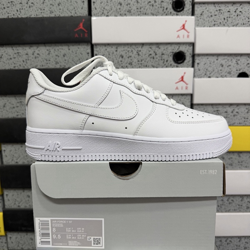 【MAX版】 Air Force 1 35.5-47.5 纯白 CW2288-111