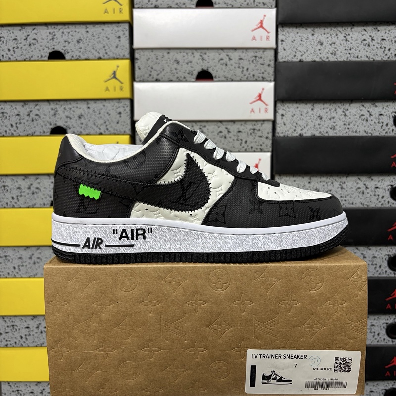 【YO Batch】1V x Air Force1 Low 空军联名黑白 38-46