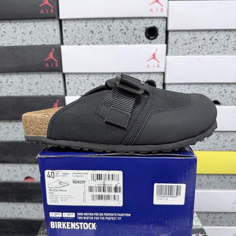 【东莞G版】博肯Birkenstock Naples Wrapped穆勒系列 Boston Nova black黑色 36-45