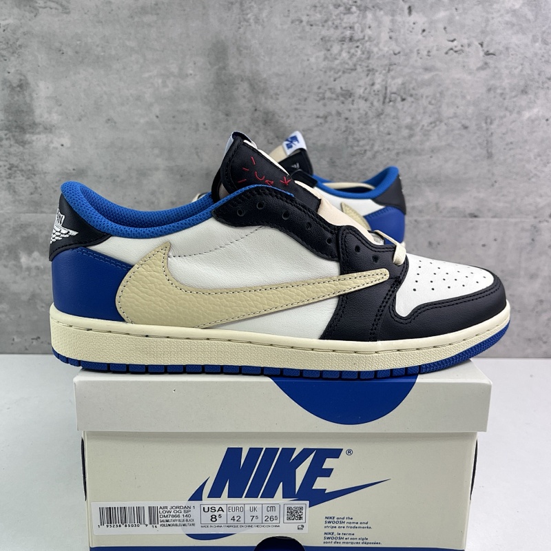 PK4.0 Budget Batch Travis Scott x Air Jordan AJ1 Low OG SP TS AJ1 Ts闪电低帮倒钩【Pk4.0性价比】DM7866-140