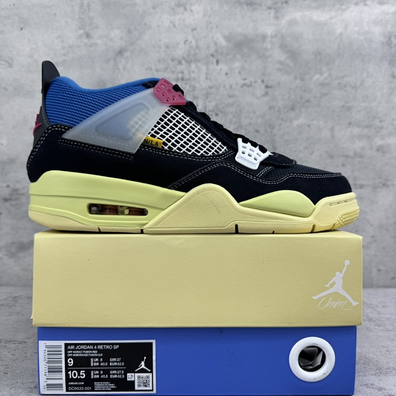 【GX Batch 】Jordan 4 Retro Union Off Noir DC9533-001