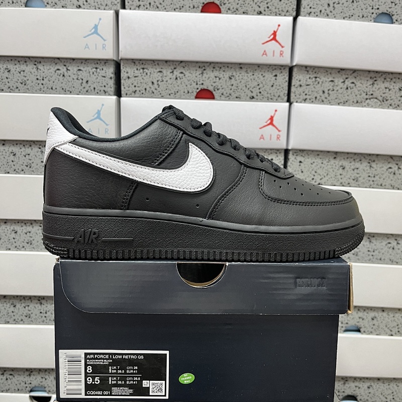 【MAX版】Air Force 1 Low 35.5-47.5 黑白 CQ0492-001