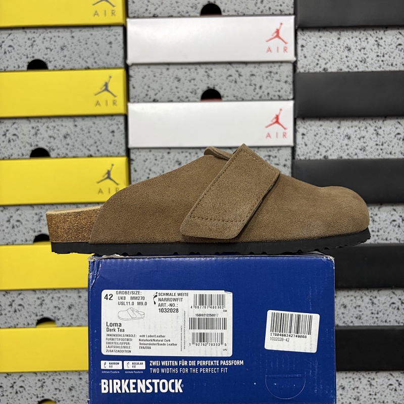 【东莞G版】博肯Birkenstock Naples Wrapped穆勒系列（35-45）loma深茶色