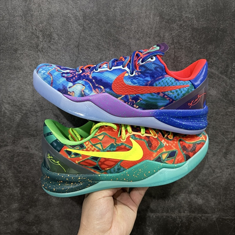 【GX Batch】Kobe 8 What The Kobe (WTK) 橙蓝拼色鸳鸯 HM9621-900 40-50.5