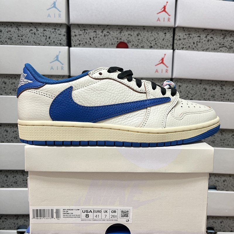 PK4.0 Travis Scott x Air Jordan AJ1 Low OG SP TS联名 DM7866-104