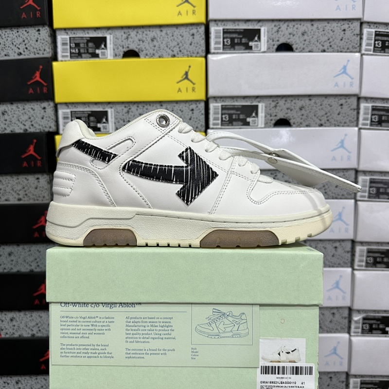 【C Batch】OFF-WHITE Out Of Office "OMIA189S21 LEA0030110 米色"
