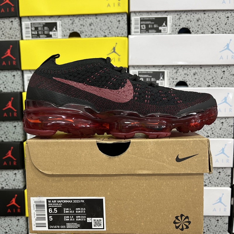 【 XP Batch】 Air Vapormax 2023 Flyknit 36-46 黑红 DV1678-005