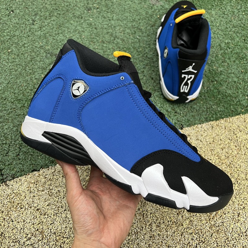 【WM Batch】 Air Jordan 14 “Laney”aj14 【40-47.5】AJ14蓝 法拉利487471-407