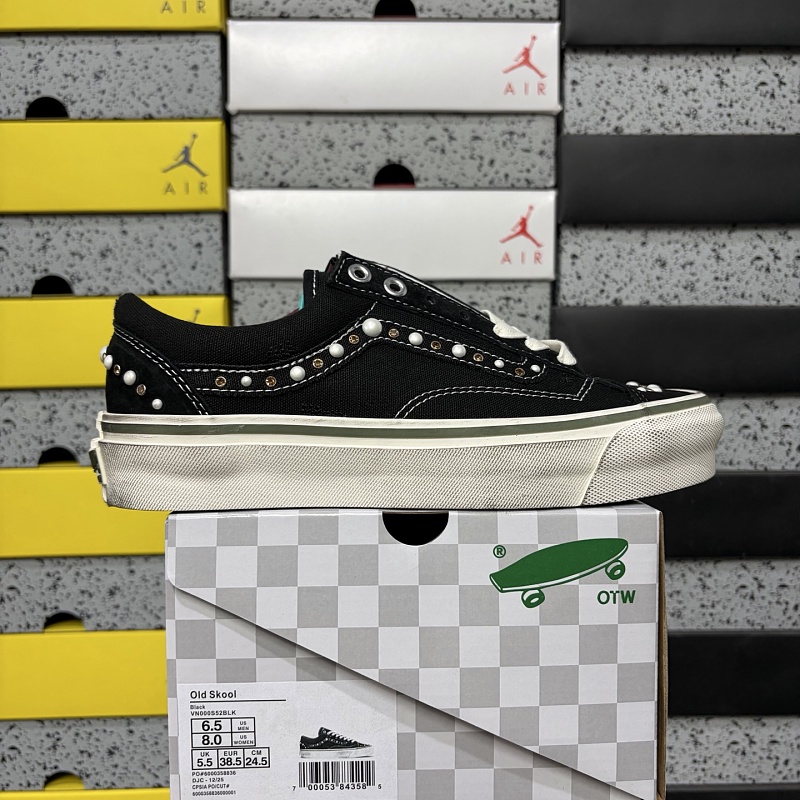 【GC Batch】Old Skool 36 36-45 VN000S52BLK 黑色做旧珍珠