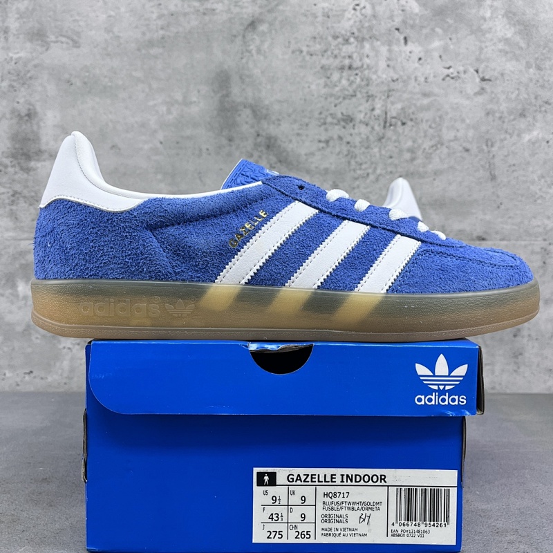 【XC Batch】 adidas Originals Gazelle HQ8717 蓝白
