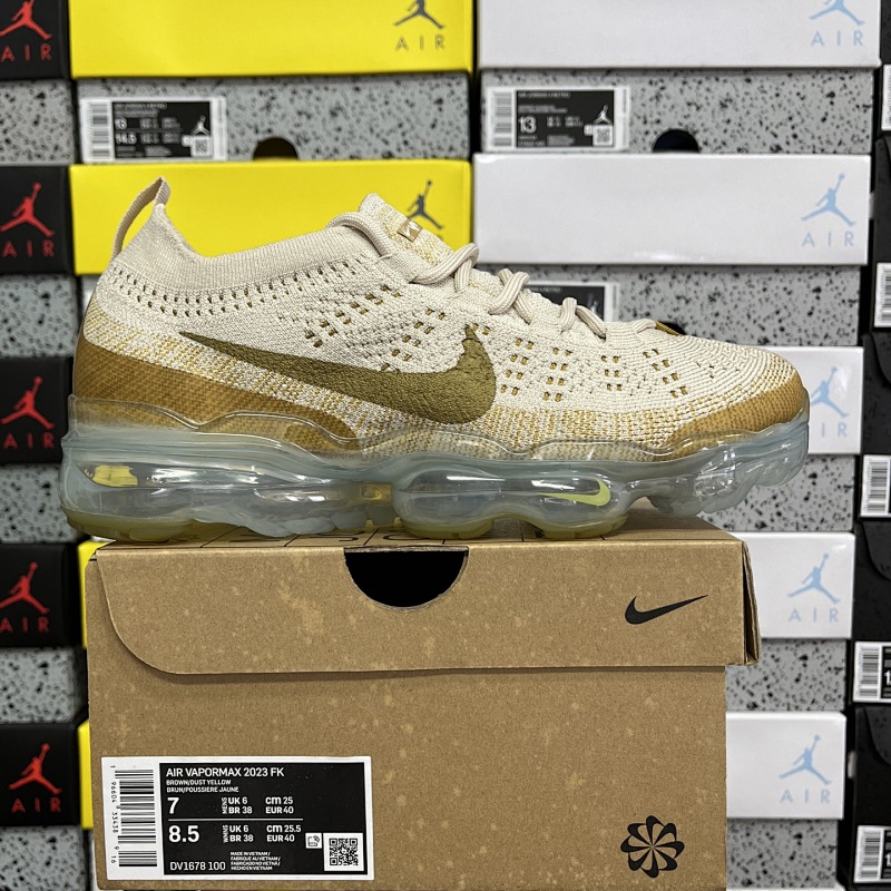 【 XP Batch】 Air Vapormax 2023 Flyknit 36-46 卡其 DV1678-100