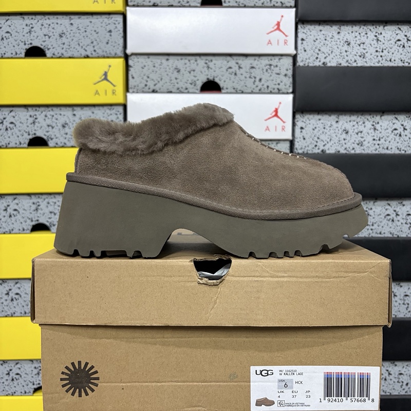 【YO Batch】Snow boots 雪地靴 渔人坡跟拖胡桃木 W/1162510 35-40