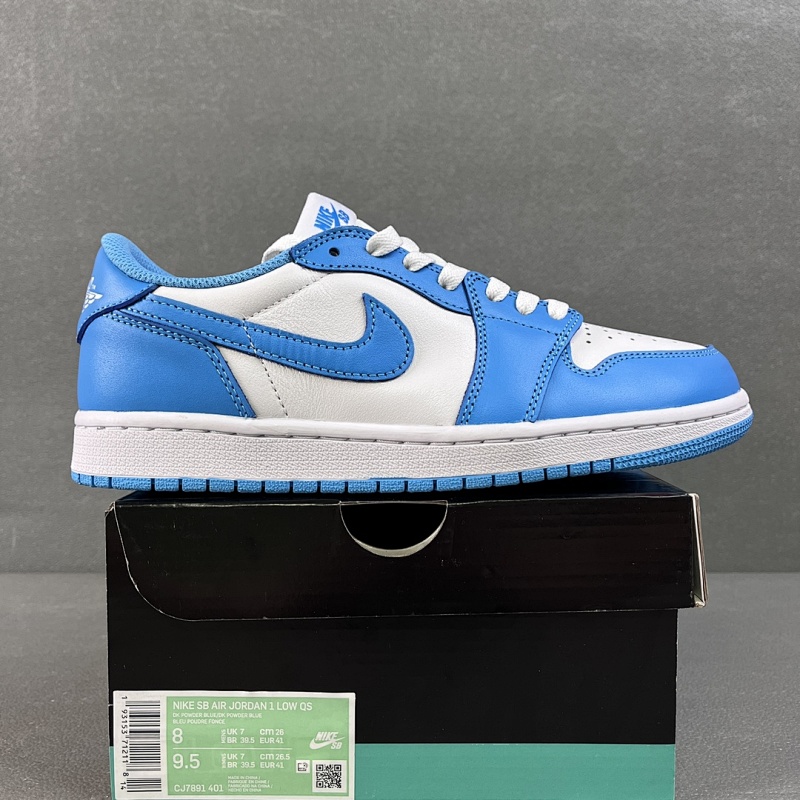 【DT Batch】 Air Jordan AJ1 Low OG 【40-47.5】北卡蓝CJ7891-401