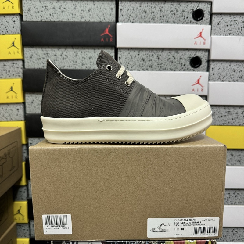 【GZ batch】RO / Rick Owens 瑞克·欧文斯（36-46）灰黑丝绸面