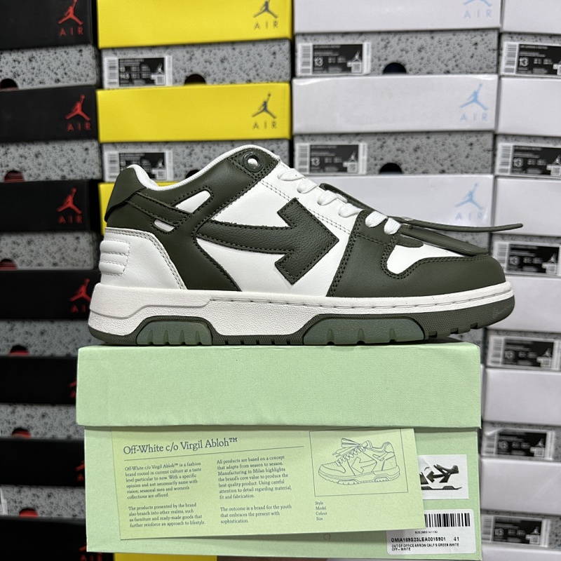 【C Batch】 OFF-WHITE Out Of Office "OMIA189F21LEA 0030181 镭射白"