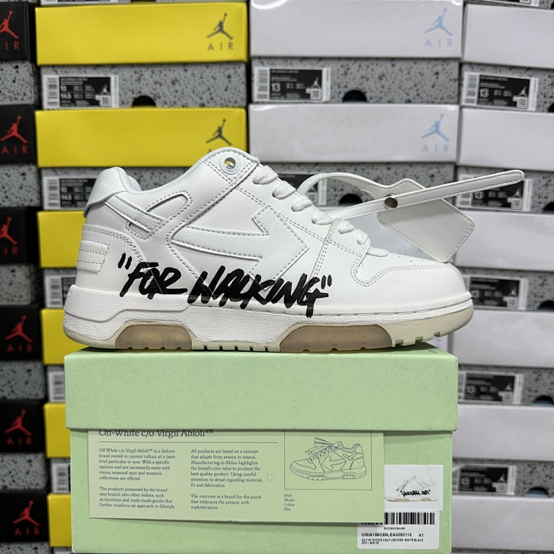 【C版】 OFF-WHITE Out Of Office "OMIA189C99LEA 0050110 字母白色"