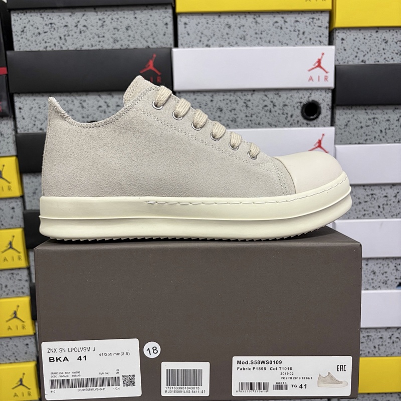 【OK Batch】Rick Owens Drkshdw 35-46 米白麂皮