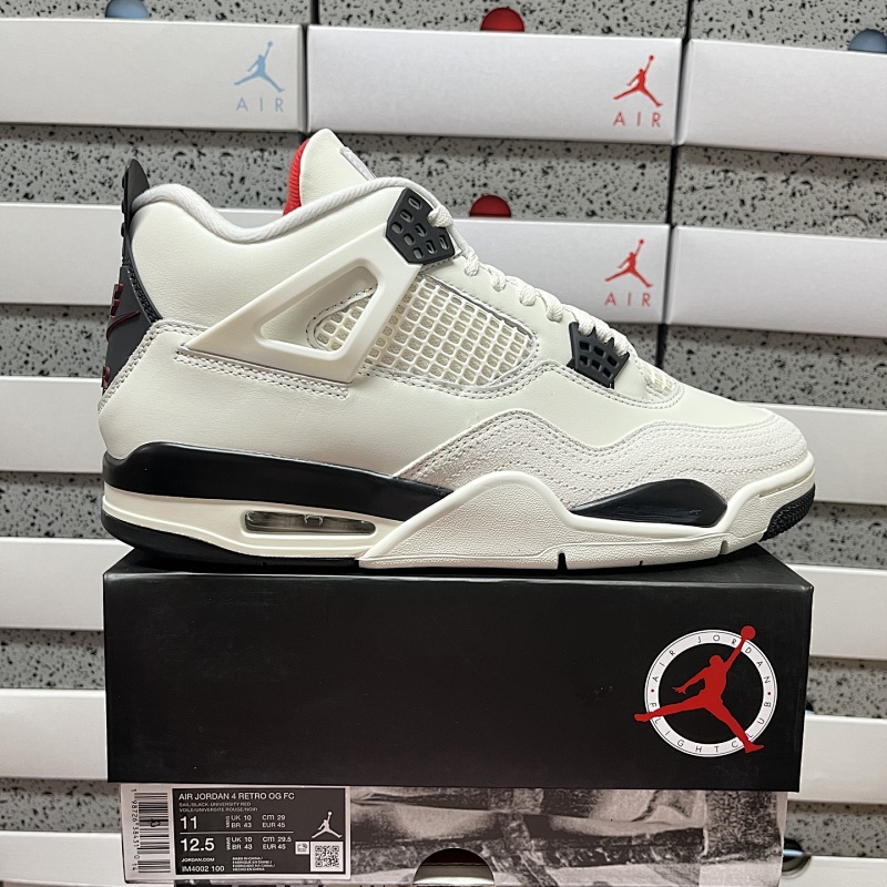 【GX Batch 】Air Jordan AJ4 40-50 白黑 IM4002-100