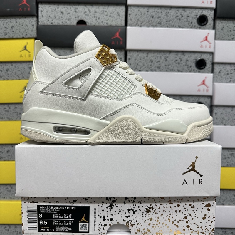【CP Batch】J4 RETRO 35.5-48 AQ9129-170 白色