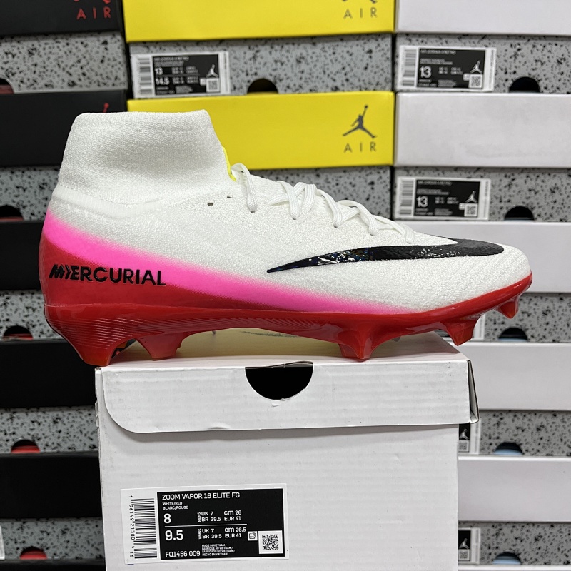 【RT Batch】 Mercurial Vapor 16 Elite （39-45）FQ1456-009高帮白粉黑