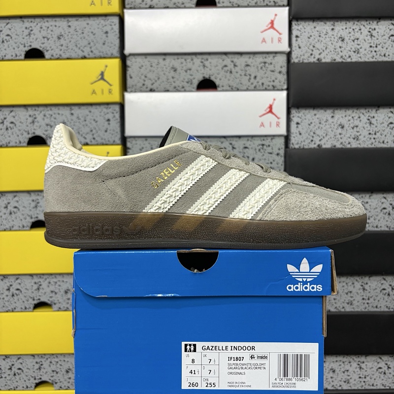 【CS Batch】GAZELLE INDOOR 35.5-46 灰白 IF1807