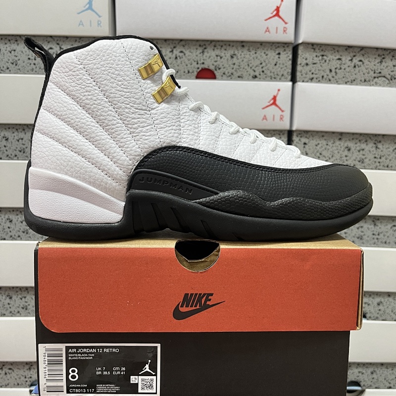 【GX Batch 】 Air Jordan AJ12 Retro 白黑 CT8013-117 40-48.5