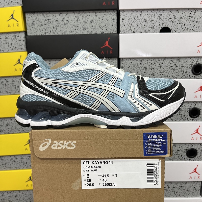 【KE版】GEL-KAYANO 14 36-46 1203A549-400蓝白黑
