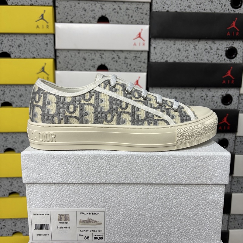 【YO Batch】 Walkn Oblique 35-40 薄底电绣灰色