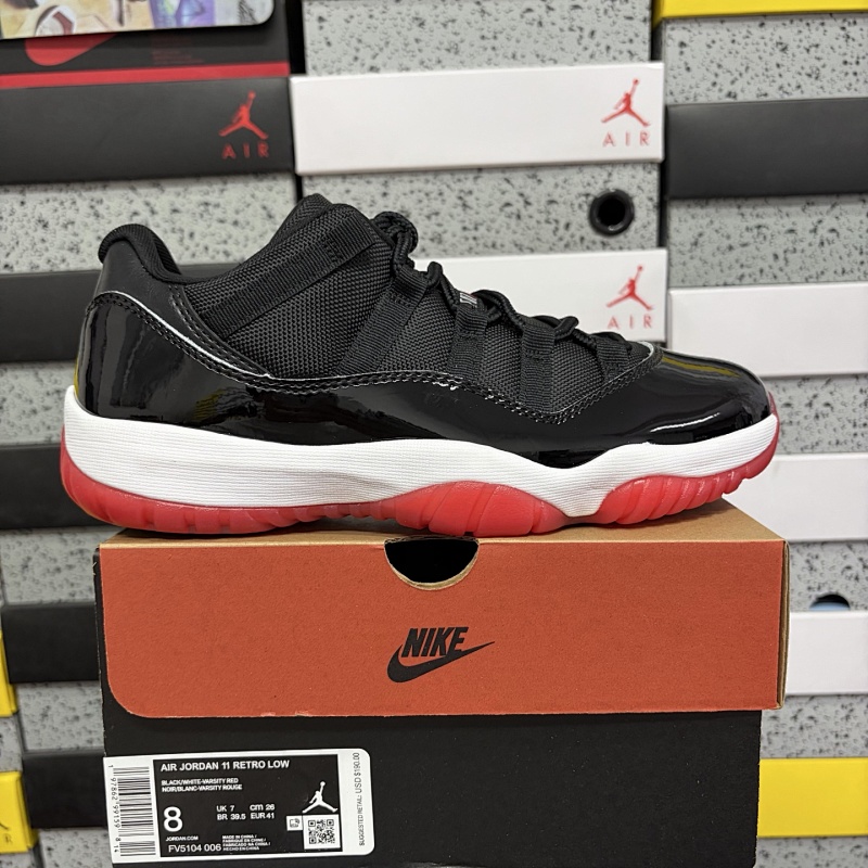 【KZ Batch】J11 复黑红低帮FV5104-006 40-47.5