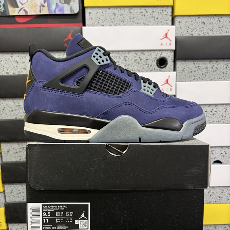 【GX Batch 】Air Jordan AJ4 40-50 紫黑FV5029-500