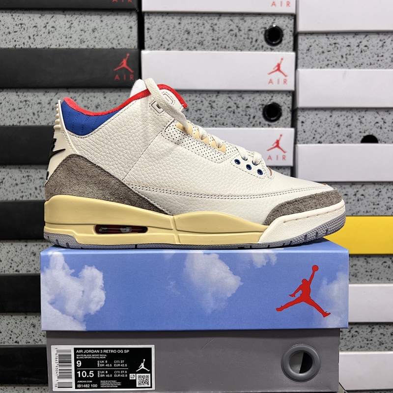 【RN Batch】 Air Jordan 3 OG【40-48.5】 IB1482-100